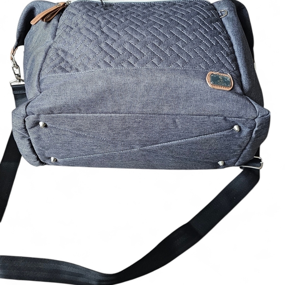 Kasion Quilted Diaper Tote Bag Gray - Picture 8 of 11